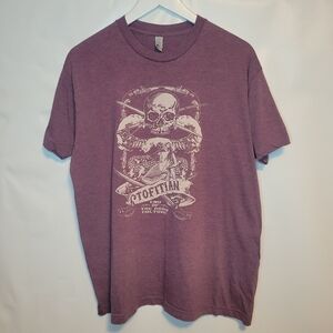Tofino Tofitian American Apparel Heathered Plum Graphic Tee